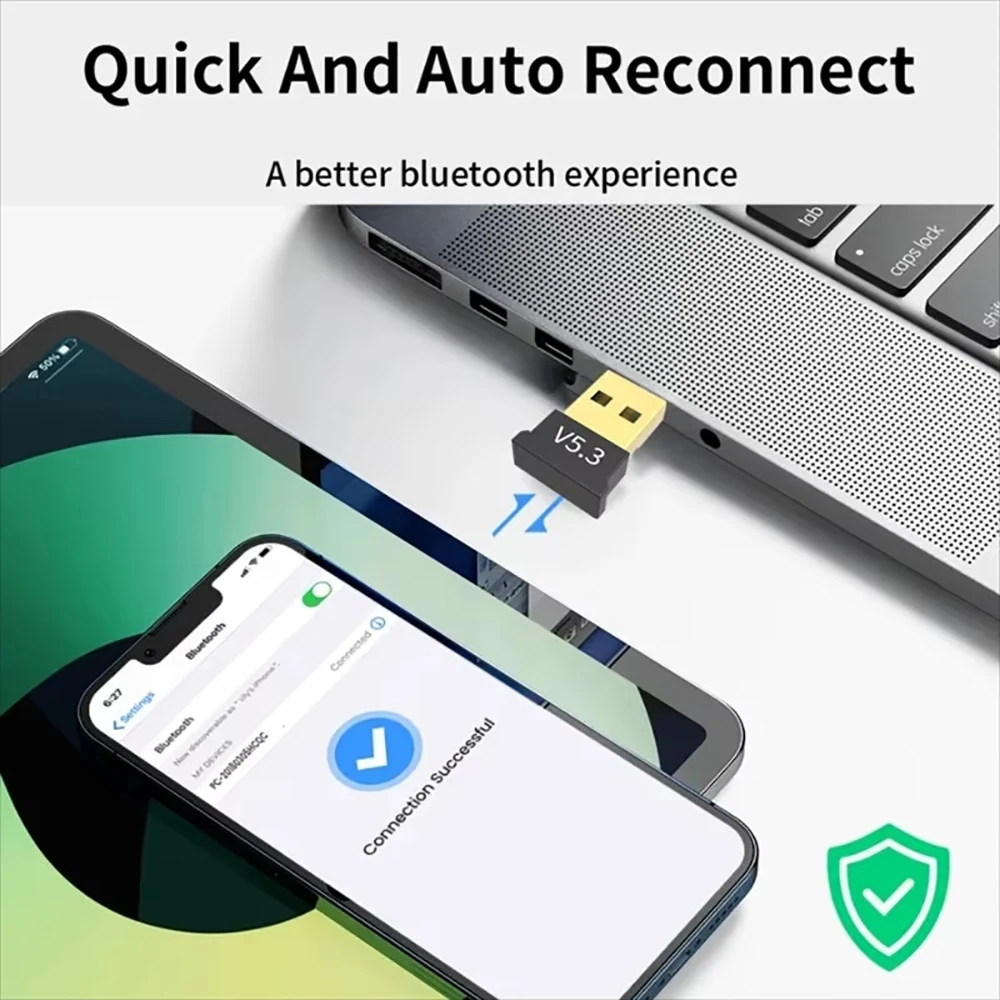 Adaptador USB Bluetooth 5.3 para computadora - imagen 3