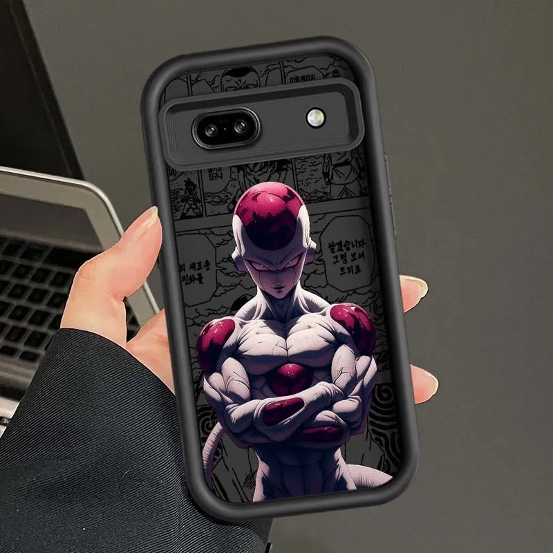 D-Dragon Ball dibujos animados Cool para Google Pixel 9 8 7 8A 7A Pro XL cubierta de la caja del teléfono de la escalera del ojo - imagen 3