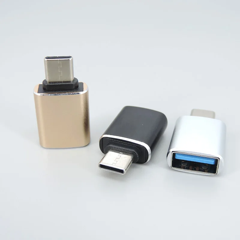 Adaptador USB tipo C macho a USB 3,0 hembra OTG Cable convertidor conector tipo C adaptador