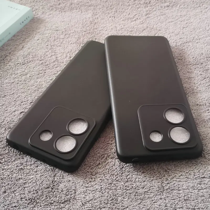 2 uds funda de teléfono para Xiaomi POCO M7 Pro TPU fundas de silicona contraportada para POCO M7Pro mate esmerilado suave Shell