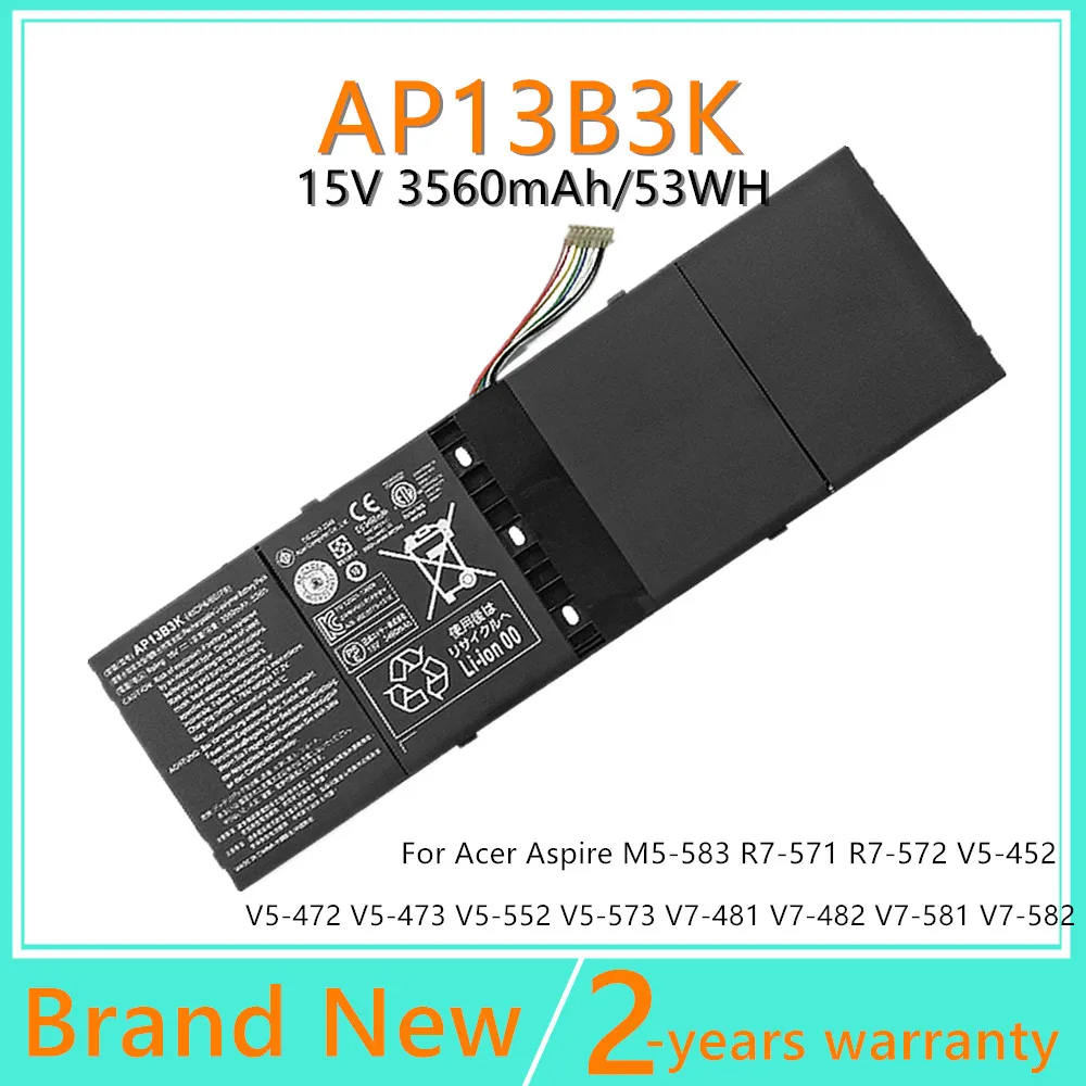 AP13B3K batería del ordenador portátil para Acer Aspire V5-572 V5-572G V5-572P V5-573 V5-573G V5-573P V5-573PG V7-481 V7-481G V7-481PP AP13B8K