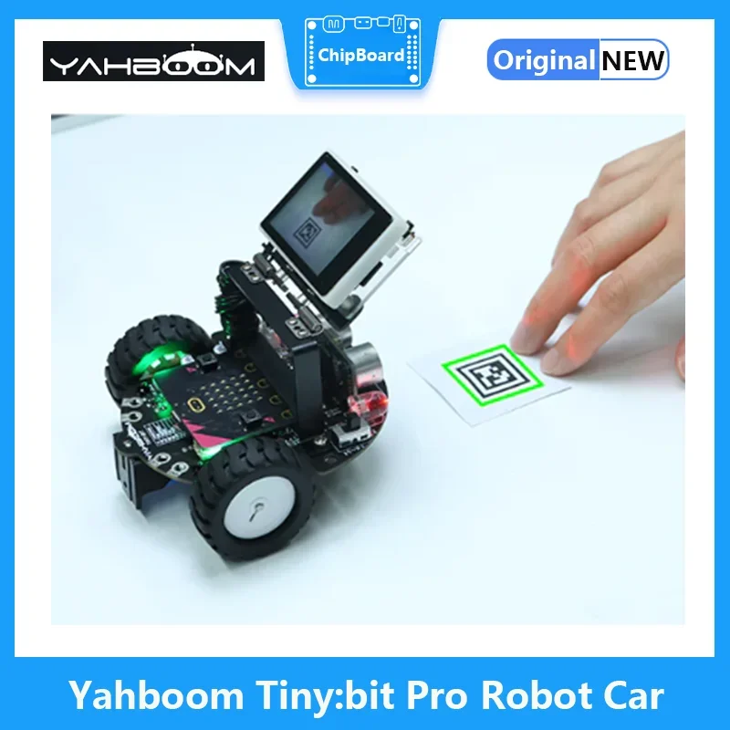 Tiny:Bit Pro AI Robot Visual programación de coche módulo K210 para reconocimiento Visual AI Kit de conducción autónoma Yahboom - imagen 5