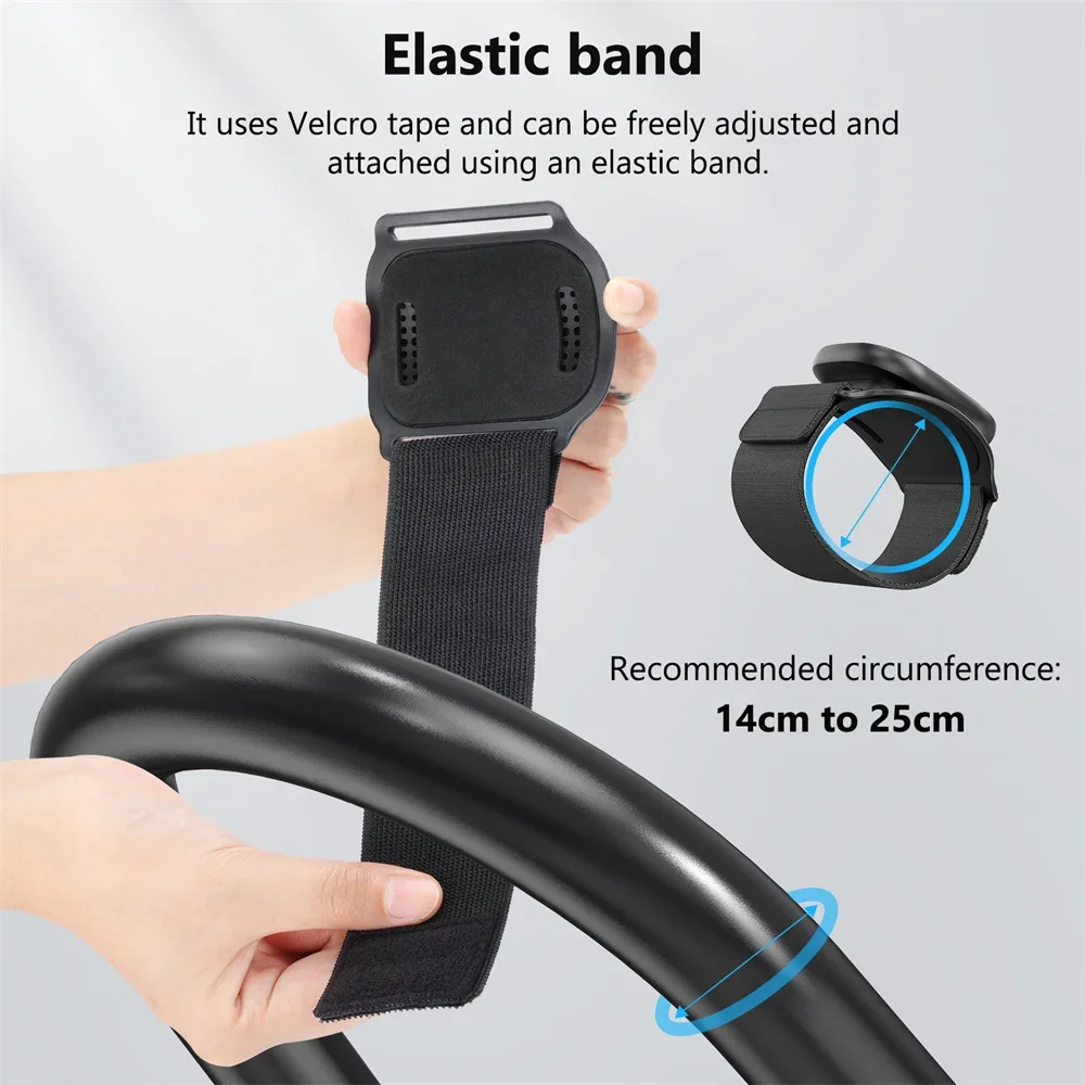Soporte de muñeca para teléfono magnético manos libres soporte giratorio Magsafe correa ajustable para senderismo liberación rápida y ajuste Universal - imagen 4