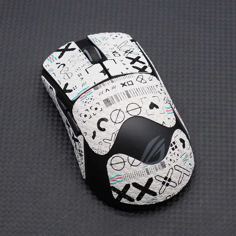 1 Juego de pegatinas antideslizantes para ratón para Asus ROG Harpe ACE / ACE MINI ‌ ‌   Cinta antisudor antideslizante para ratones Textura exquisita - imagen 2