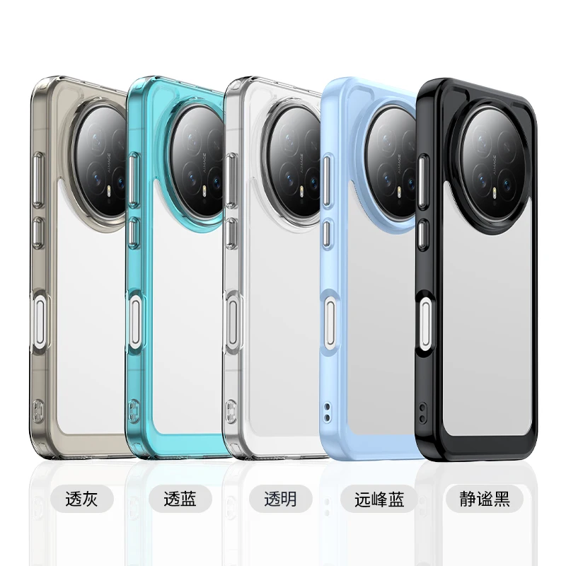 Para Honor Magic 8 Pro funda transparente Honor Magic 8 Pro funda Coque Fundas duro translúcido a prueba de golpes teléfono parachoques Magic 8 Pro - imagen 3