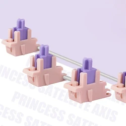 Estabilizador MMD V2 Pre-lubricado para Teclado Alice – Rosa Pastel 2U/6.25U