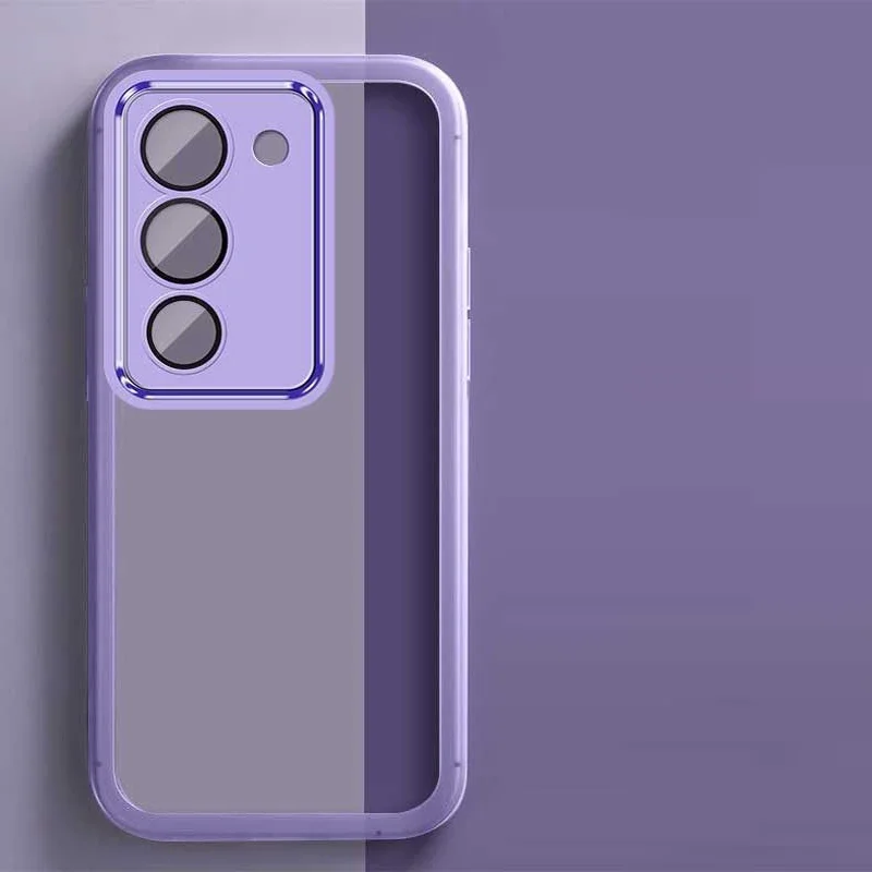 Para Redmi 15 5G lente completa película protectora de cámara mate funda de teléfono de silicona suave para Xiaomi Redmi15 4G cubierta transparente de TPU - imagen 4