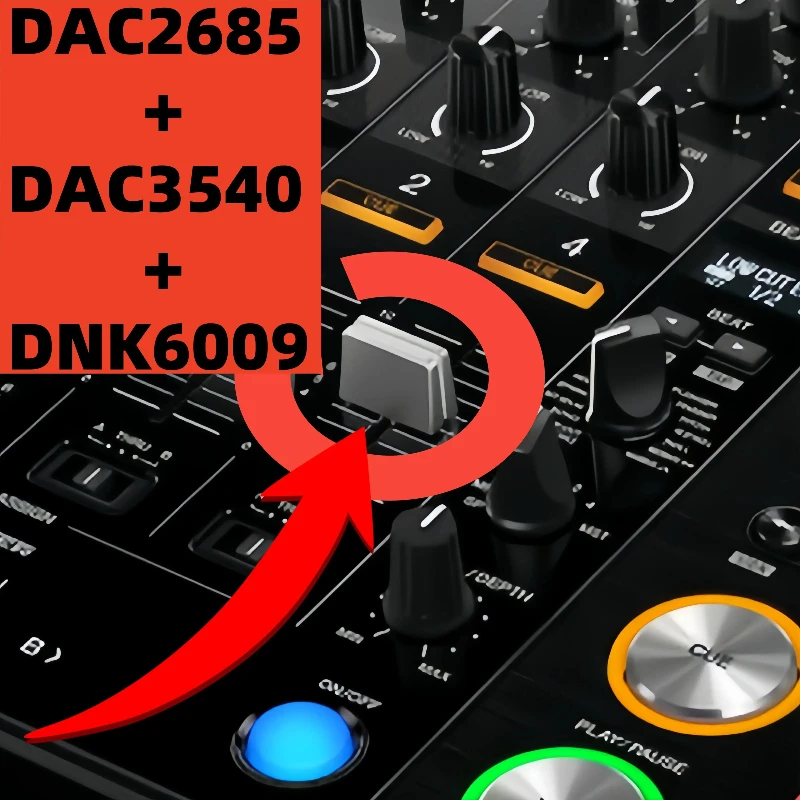 Controlador de DJ Pioneer Crosscut Fader Hat DDJFLX4 SB SB2 SB3 RB 400 FLX6 FLX10 REV5 REV7 Sombrero