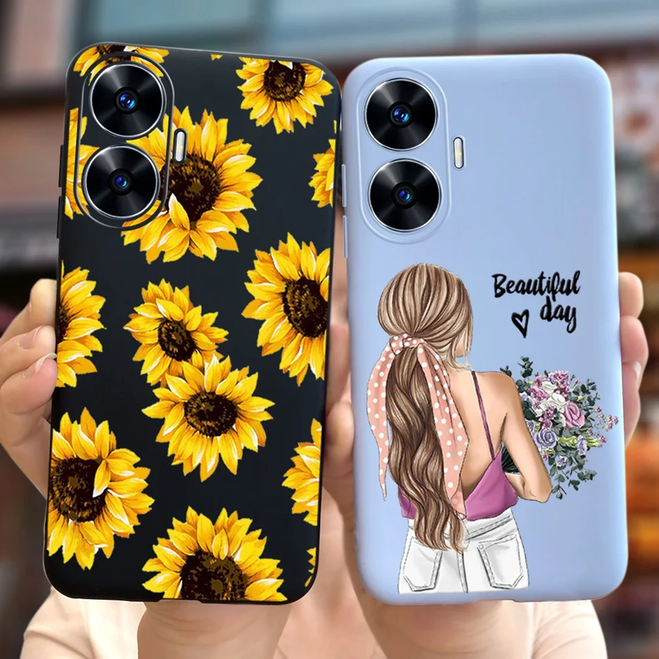 Funda de silicona blanda a prueba de golpes para Realme, carcasa de dibujos animados a la moda para Realme C55 C 55 RealmeC55, 2023 - imagen 2