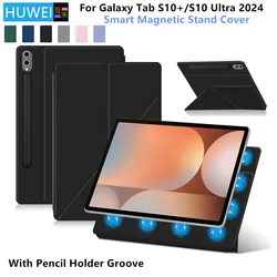 Funda magnética tipo libro para Samsung Galaxy Tab S10+ y S10 Ultra