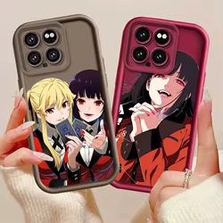 Funda para Xiaomi Mi 17 15 14 13 12 11 12T 13T 14T Pro Max Lite NE 5G con diseño de Yumeko Girl y diseño de escalera de ojos