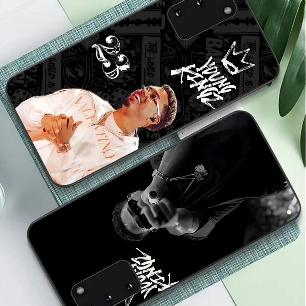 Funda de teléfono Myke Towers Rapper para Samsung S 24 fe 25 Ultra plus 20 lite 21 30 22 23 24 22 Ultra 5G Fundas - imagen 5