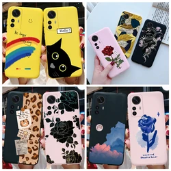 Funda Silicona Xiaomi 12 Lite Estampado Floral Antigolpes Protectora