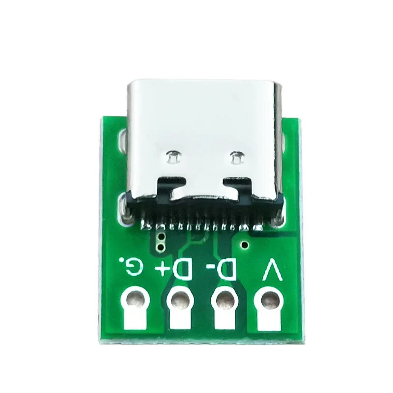 Conector USB 3,1 tipo C, adaptador de placa PCB de prueba de 16 pines, conector 16P para transferencia de Cable de línea de datos, 1/5/10 Uds. - imagen 3