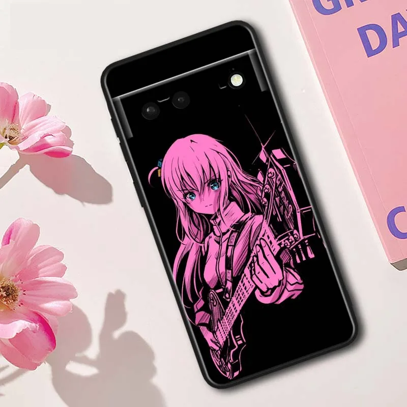 Gotou Hitori Anime para Google Pixel 10 9 8 7 9a 8A 7a 6a XL Pro 5G funda de teléfono negra - imagen 3