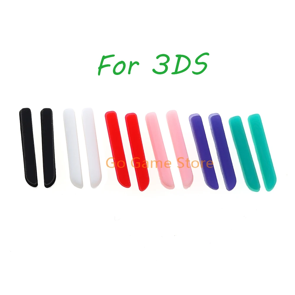10 pares = 20 piezas cubierta trasera de pantalla inferior almohadillas de goma para pies para accesorios de juego Nintend 3DS