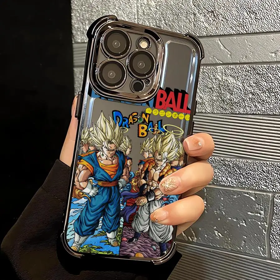 Funda de teléfono suave para iPhone 16e 13 12 11 Pro Max 16 15 14 Plus 17 Air Japan Dragon Ball Son Goku - imagen 4