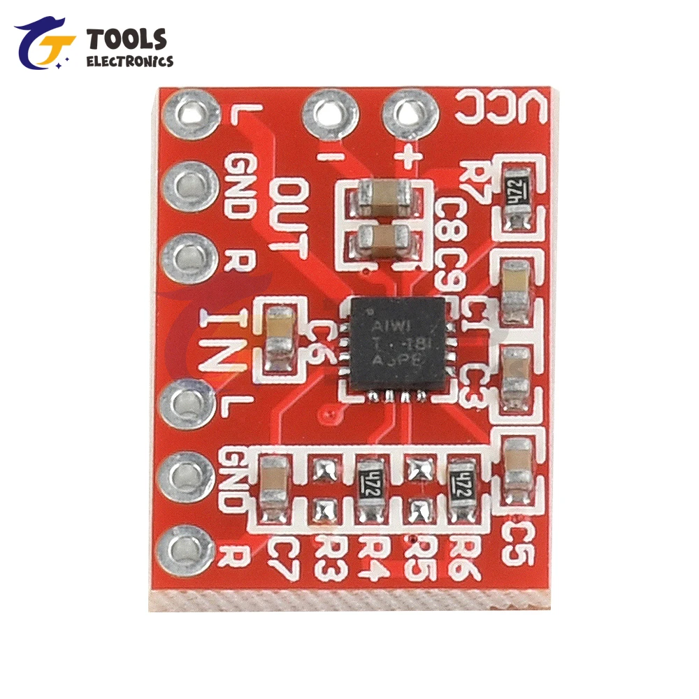 Módulo amplificador de auriculares TPA6132, diferencial a entrada única, placa amplificadora diferencial, preamplificador de señal pequeña - imagen 5