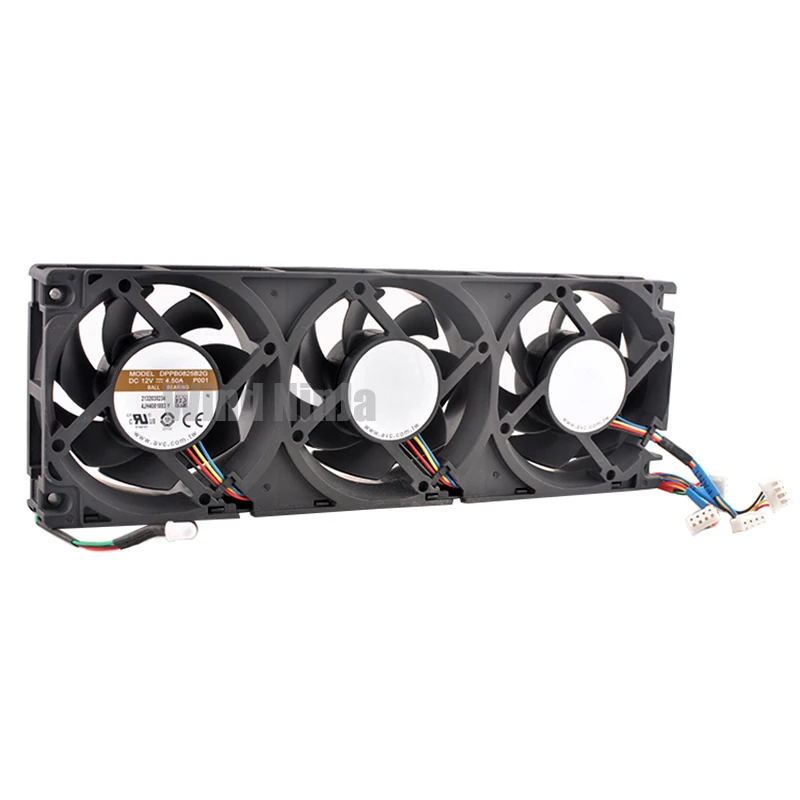 DPPB0825B2G Ventilador de enfriamiento de 80 mm de ultra alta velocidad 245x83x27 mm DC12V 4.50A 4 pines para componente de hardware de servidor - imagen 2