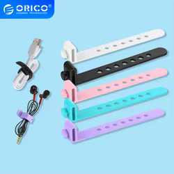 ORICO Enrollador de cables silicona para auriculares ajustable