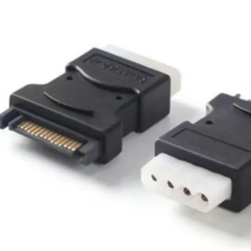 Adaptador de corriente SATA macho de 15 pines a Molex PC IDE hembra de 4 pines Adaptador de disco duro - imagen 3