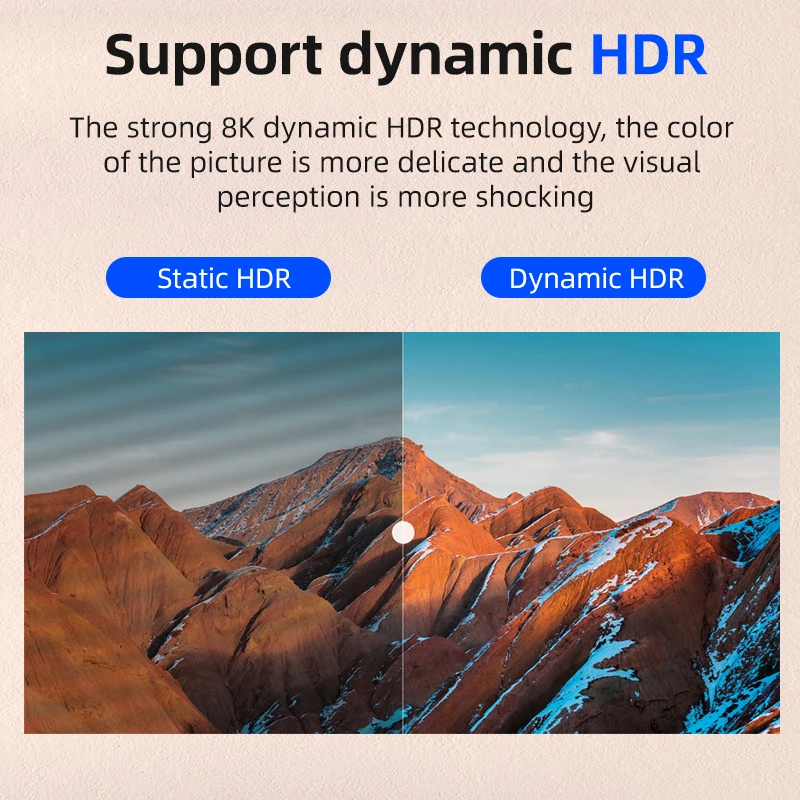 Conmutador divisor HDMI 2,1 4K 120Hz HDMI 2X2 con mando a distancia para PS5 Xbox Series X/S Apple TV HDMI 2,1 2 en 2 salidas - imagen 4