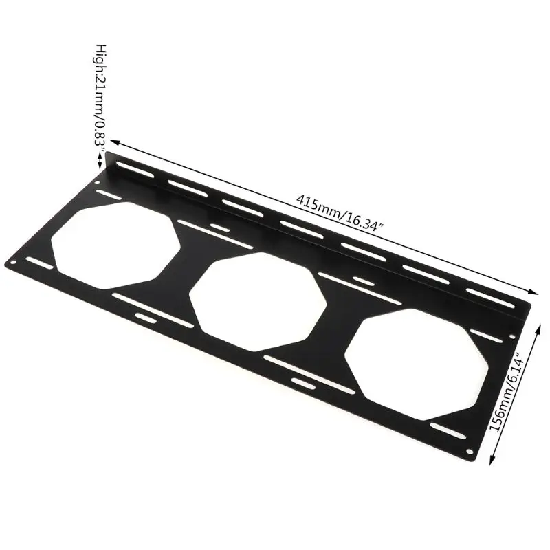 Soporte de ventilador para radiador, soporte de montaje para enfriador de agua de 12/14CM, carcasa externa de ordenador, disipador térmico, acceso de Gadget - imagen 5