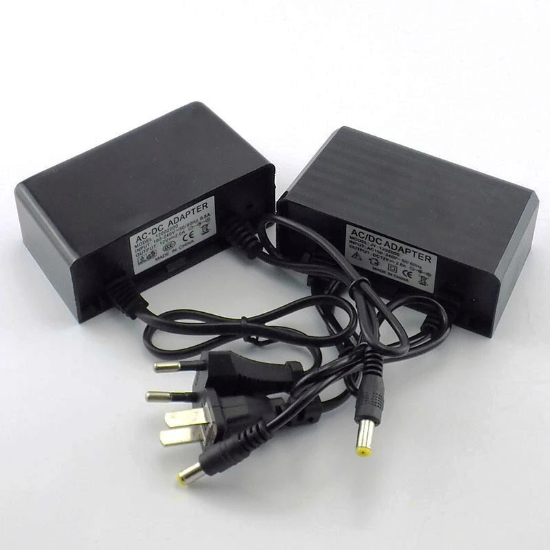 Transformador 12V 2A Impermeable Exterior – Cámaras CCTV LED - imagen 2