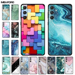 6,67 "para Samsung A56 5G fundas de lujo de mármol TPU suave Para funda trasera de silicona Para Samsung Galaxy A56 funda de teléfono Coque GalaxyA56