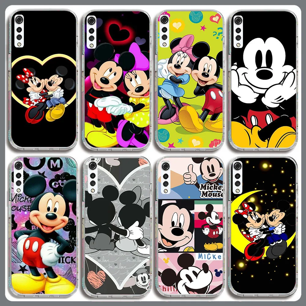 BD-44 Mickey Minnie funda transparente para LG K12 K22 K40 K52 K42 K92 K11 VELVET K62 Q52 K10 Plus Max Prime