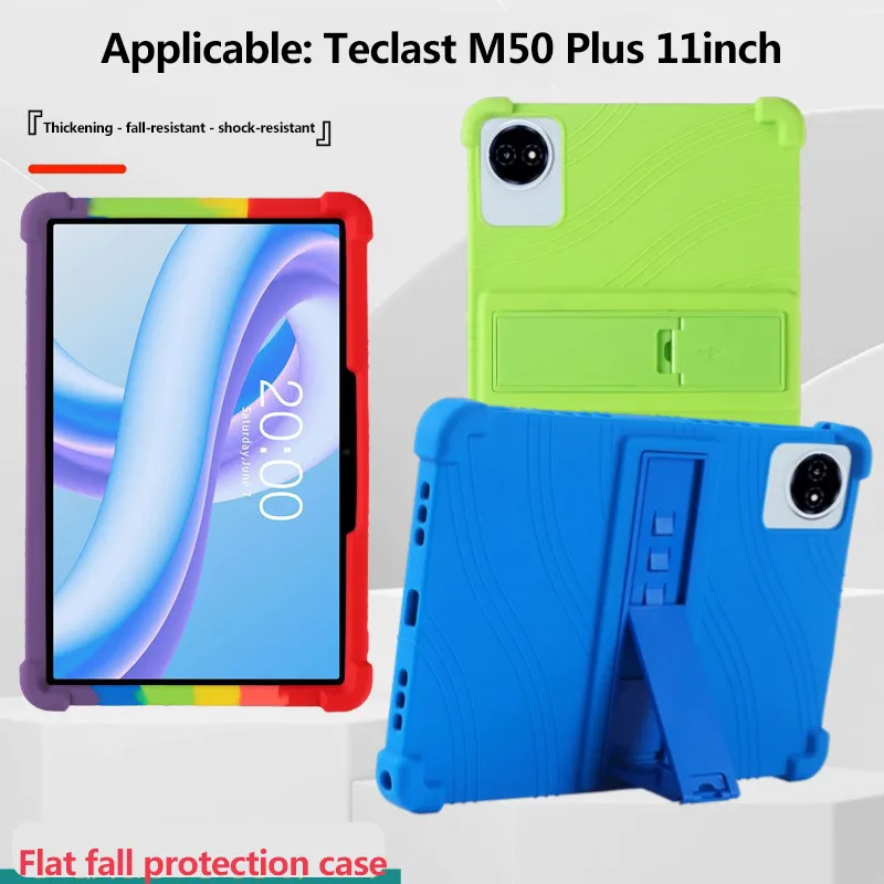 Funda de silicona a prueba de golpes para Teclast M50 Plus, funda anticaída suave de 11 pulgadas - imagen 2