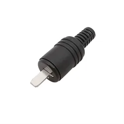 Adaptador Enchufe Soldadura Señal Conector Altavoz HiFi Negro