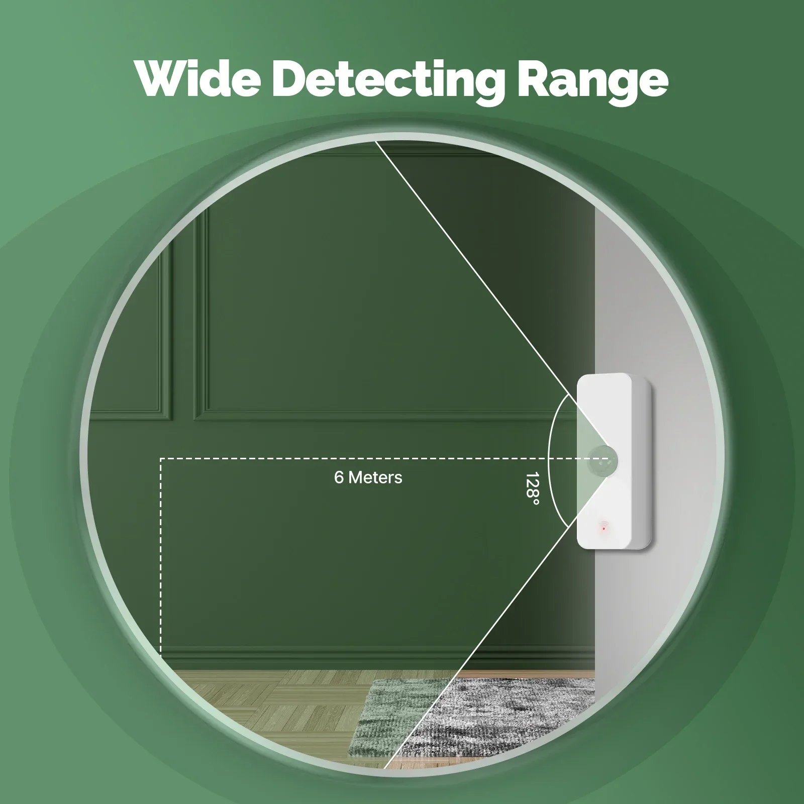 MOES Tuya WiFi/ZigBee Sensor PIR inteligente Detector de movimiento infrarrojo del cuerpo humano enlace de escena de seguridad del hogar automatización batería - imagen 3