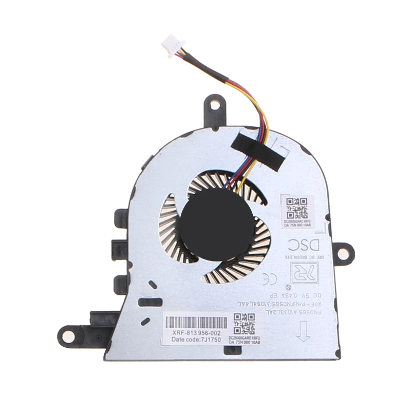 Ventilador de refrigeración de CPU para Dell Latitude 3590, L3590, E3590, radiador de portátil para DC 5V, 0.5A, 4 pines, 4 cables, 1 unidad