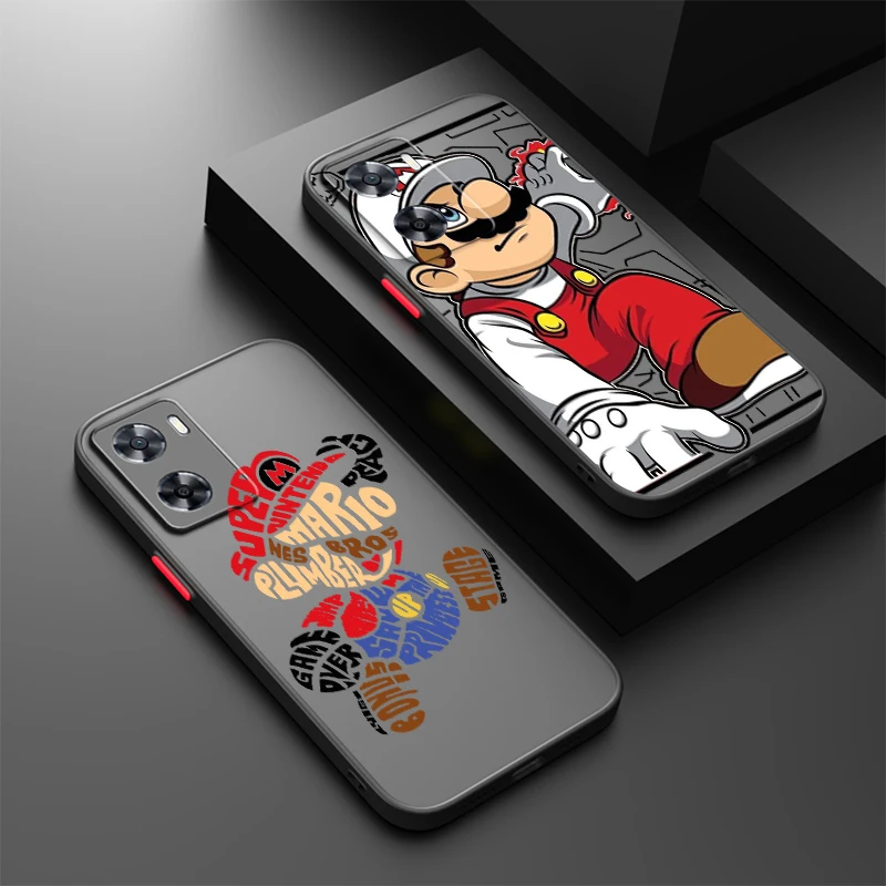 Cubierta translúcida de dibujos animados para OPPO X5, X3, A54S, A5, A94, A16, A53S, A57, A74, A72, A96, A98, A78 5G