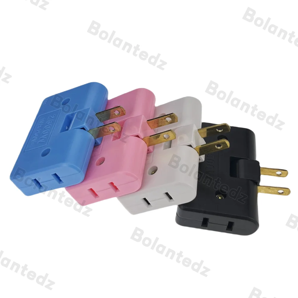 Enchufe y enchufe estadounidense 3 en 1, extensión de México, Japón, Canadá, tomas eléctricas americanas, convertidor de corriente, adaptador de viaje, toma de CA - imagen 2