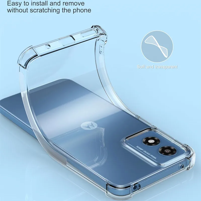 Funda de TPU con Airbag a prueba de golpes para Motorola Moto G 2025 G Play 2024 G Stylus 5G 2023 Power 2022, funda protectora Capa Fundas Coque - imagen 4