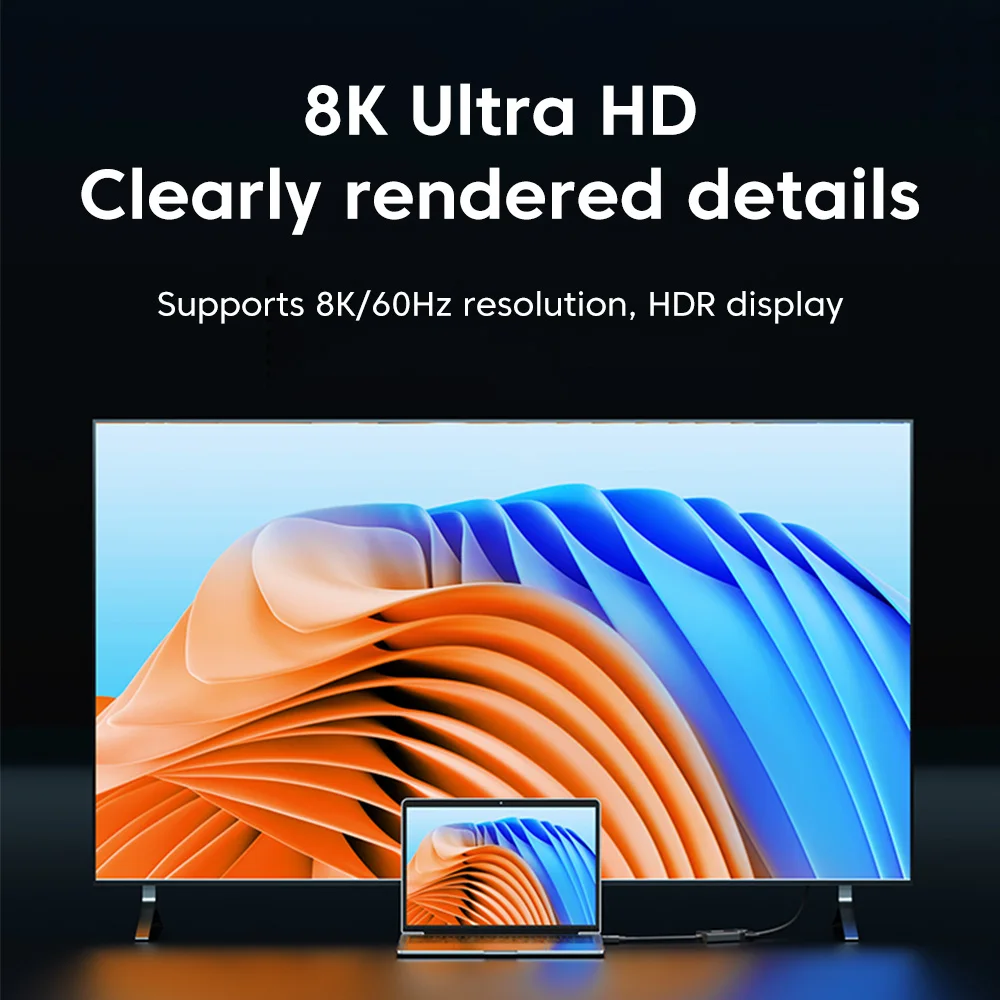 Adaptador de codo tipo C a tipo C de 140W, pantalla Digital PD, carga rápida, transferencia de datos de 40Gbps, convertidor de 8k @ 60Hz para iPhone 16 15 Pro - imagen 5