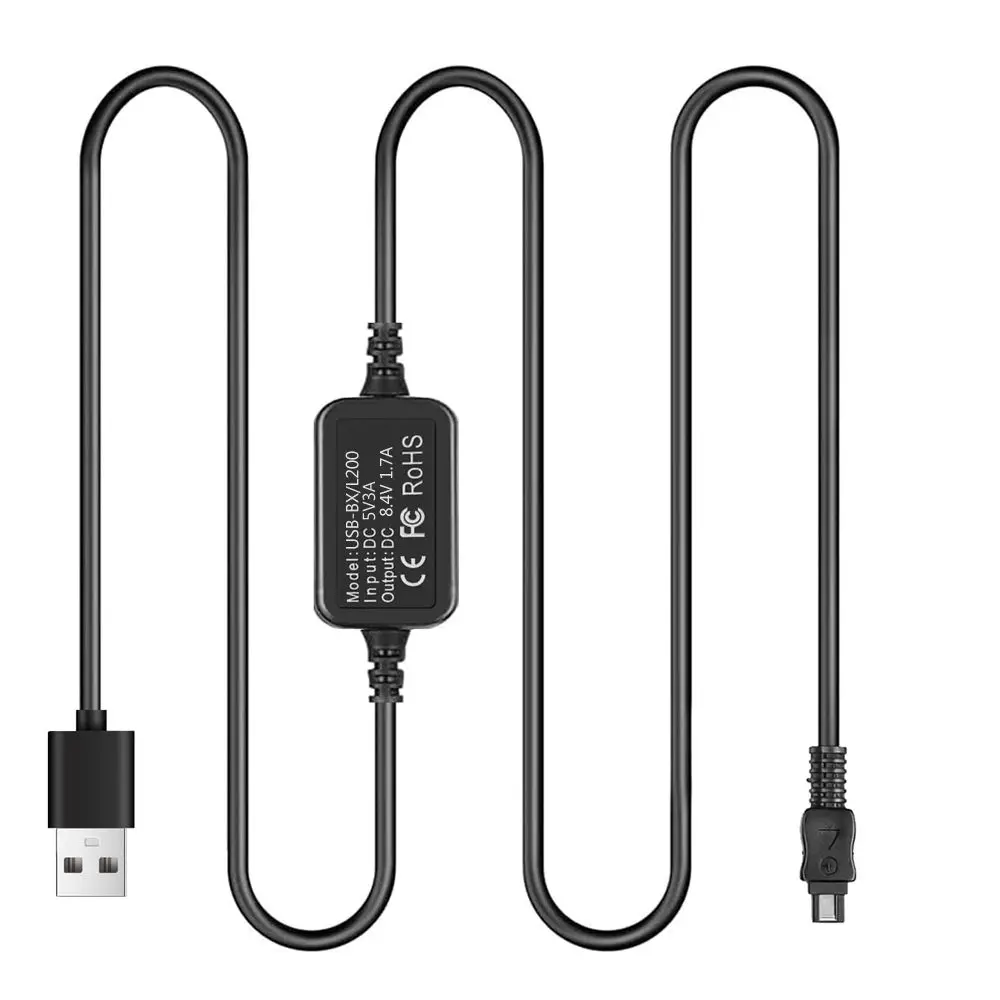 Convertidor de AC-L200 USB para videocámaras Sony, AC-L25A, SX44, SR45, SR47, SX63, SX65, SX85, DVD105, DVD108, DVD610, DCR-SX40