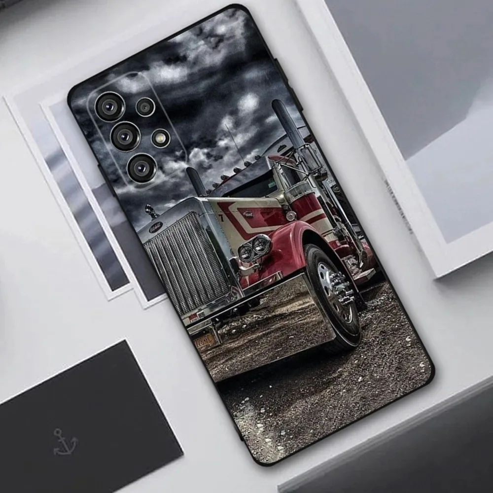 Cool Heavy Truck Car Phone Case para Samsung Galaxy A20,A21s,A22,A31,A32,A52,A53,A72,73,A80,A91 cubierta negra suave - imagen 5