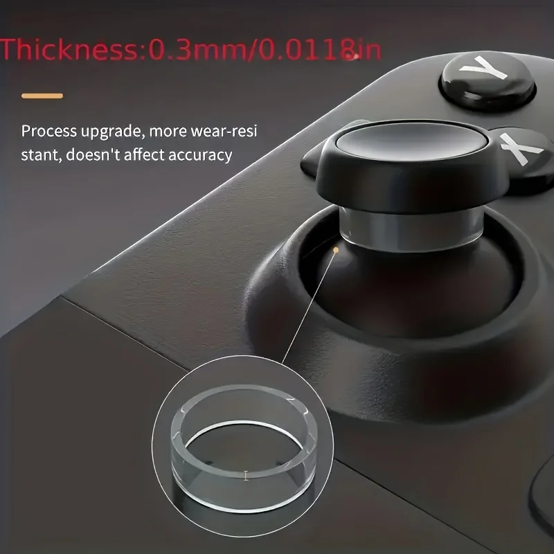 Cubierta de Joystick de silicona para PS5/Xbox/Switch Pro/Steam Deck/ROG Ally, Protector de agarre de pulgar antideslizante, controlador de 8 bits - imagen 5