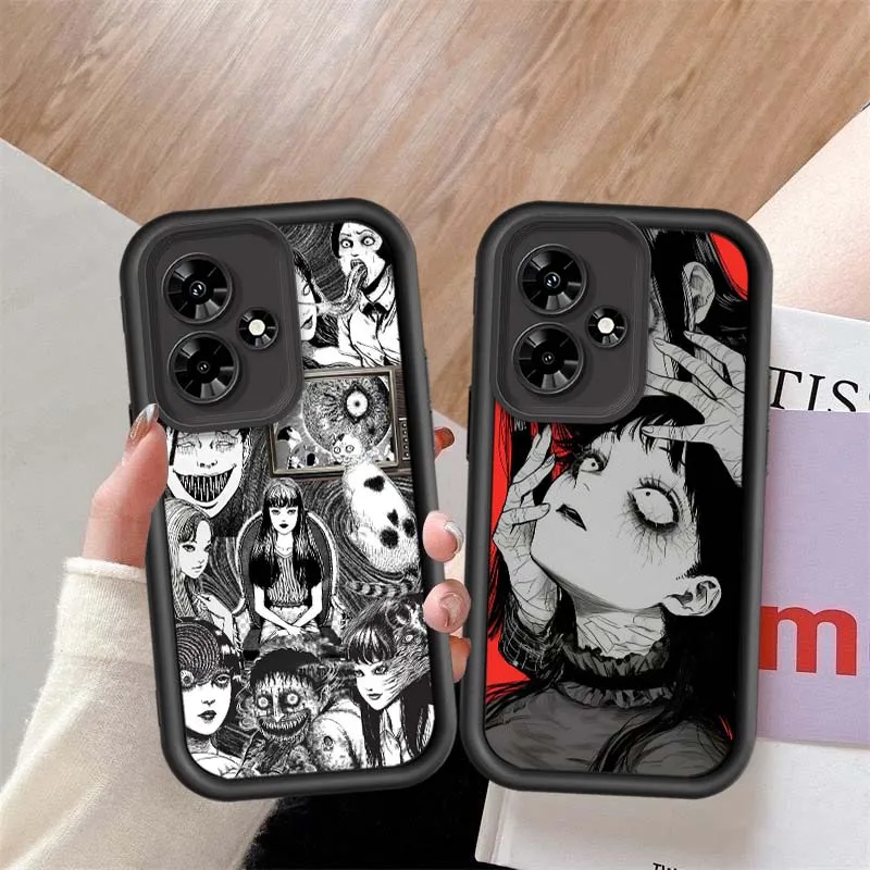 Junji Ito Horror para Infinix GT Hot 10 20 30 11 12 12i 20s 30i 40 40i 50 50i Pro Play NFC Eye Ladder funda de teléfono - imagen 5