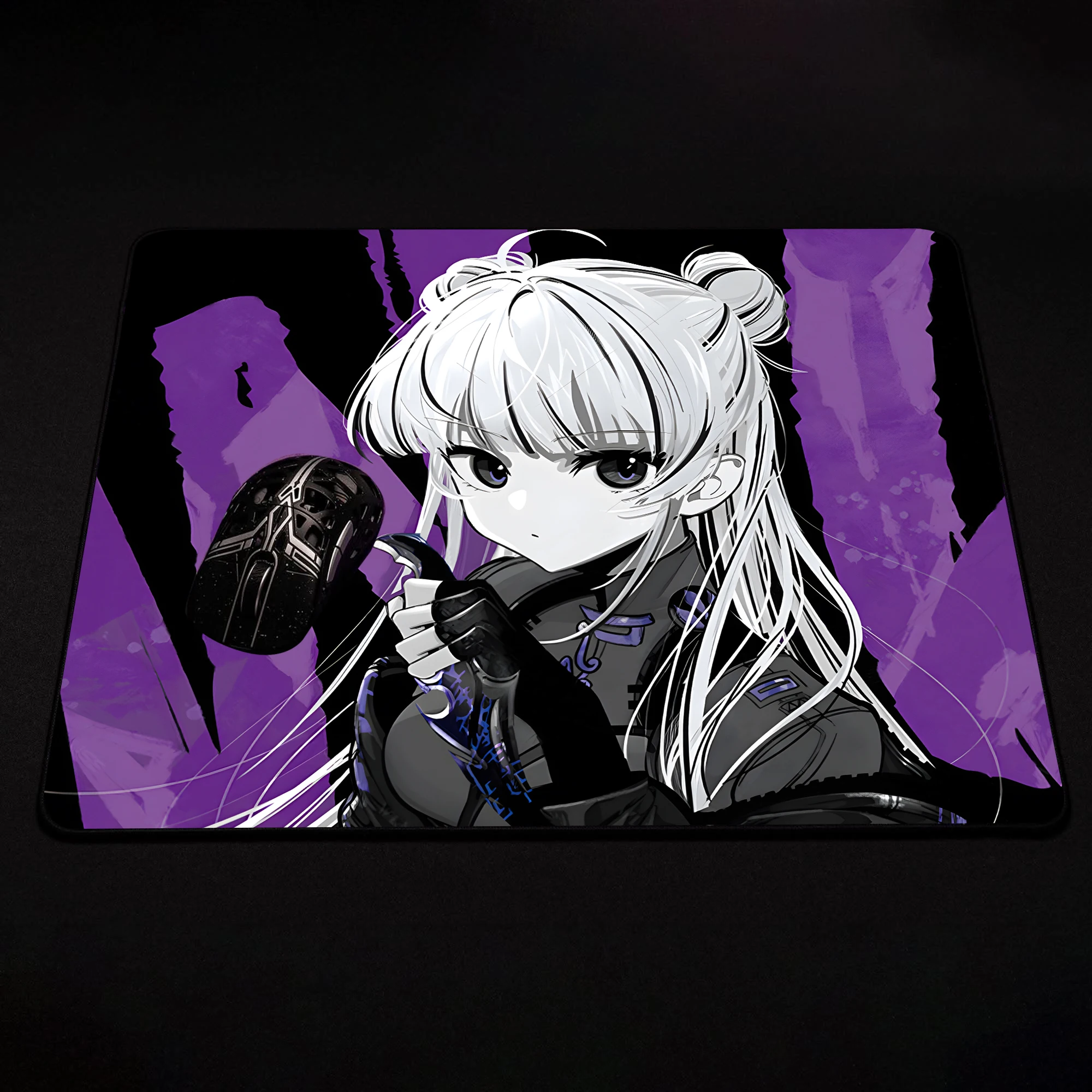 Alfombrilla de ratón para ordenador de 45x40cm, alfombrilla de ratón Premium con borde de bloqueo para deportes electrónicos, alfombrilla de ratón profesional para Gamer, alfombrilla para teclado para juegos, alfombrillas de mesa XL - imagen 3