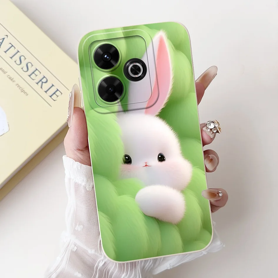 6,79 "para Xiaomi Redmi 13 Funda bonita Margarita de dibujos animados a prueba de golpes Funda de teléfono para Xiomi Redmi 13 Funda Redmi13 4G Funda trasera de silicona - imagen 2