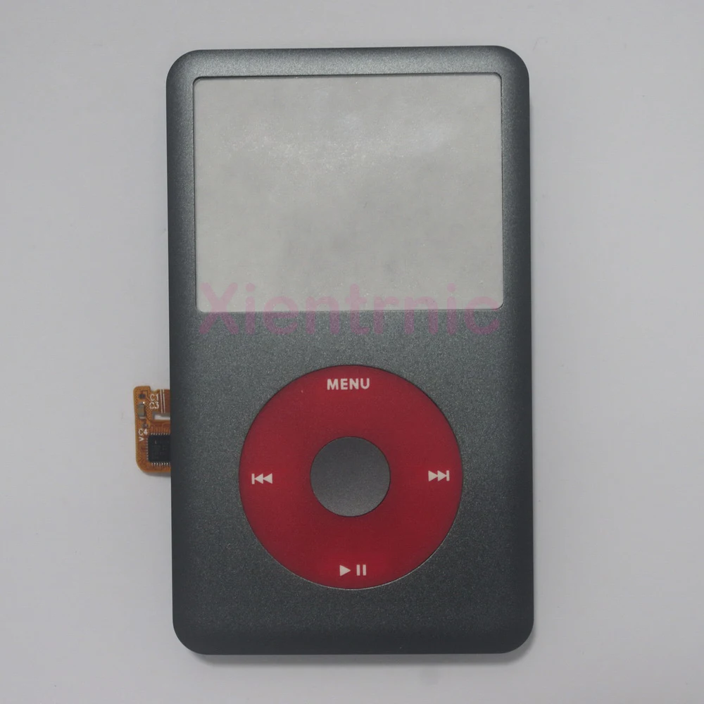 Panel de cubierta frontal para iPod 6th Classic, kit de carcasa de cable flexible con rueda de clic para reemplazo, color gris, A1238 - imagen 4