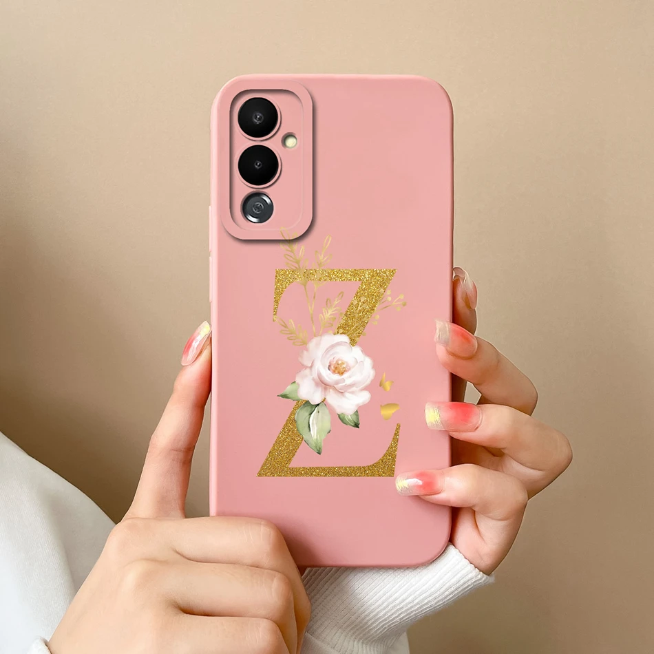 Para Tecno Pova 4 Pro funda trasera con letras rosas a la moda para Pova4 Pova 4Pro protectores de teléfono anticaídas de silicona líquida suave - imagen 3