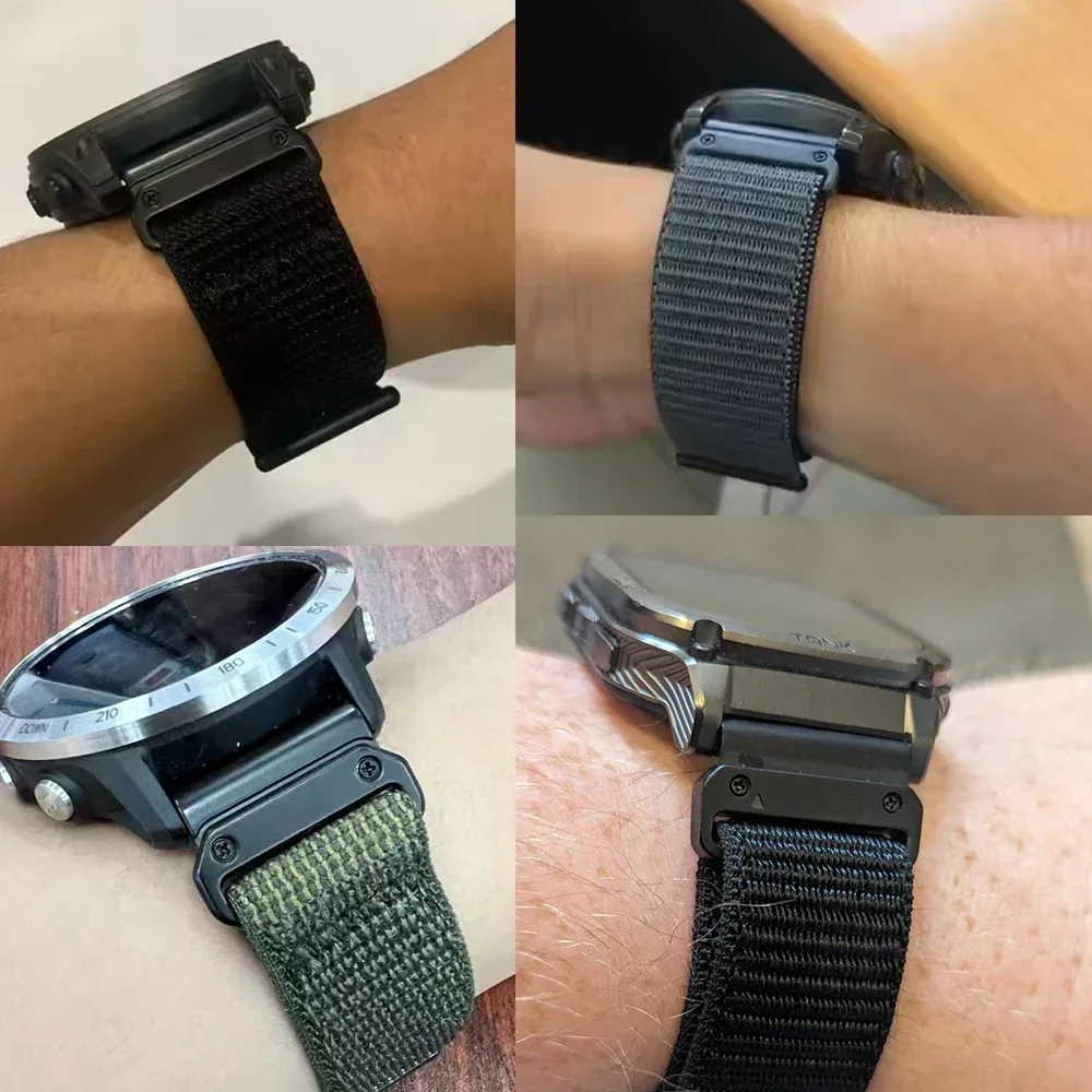 Correa de nailon de ajuste rápido de 22/26mm para Garmin Fenix 8 pro Enduro 3 Tactix 8 pulsera para Garmin Instinct 2/2X 3 accesorios de correa - imagen 4