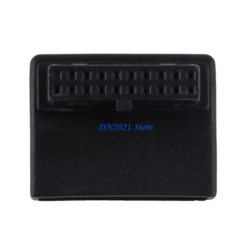 F3KE Conector placa base USB3.0 19Pin Masculino a Adaptador extensión 90 ° Convertidor ángulo masculino a - imagen 4