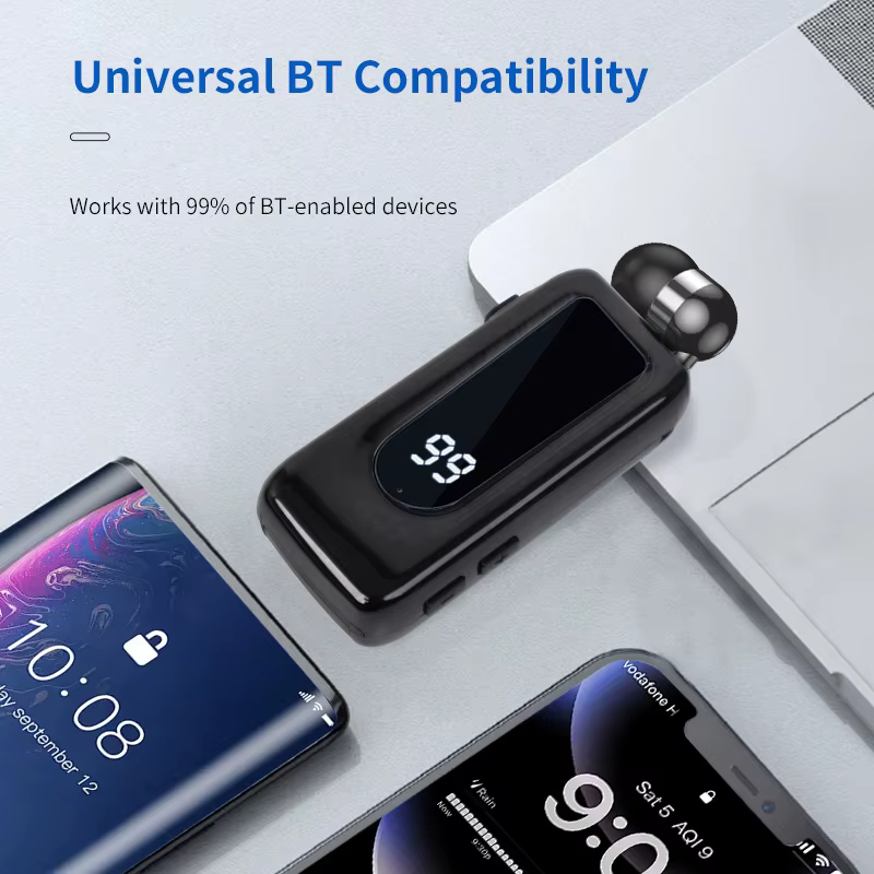 Auriculares Lavalier Bluetooth 5.4 - Llamadas y música, cancelación - imagen 5