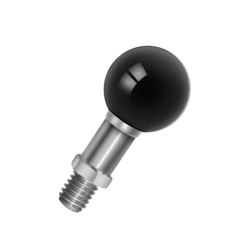 Adaptador de cabeza de bola de 25mm con poste de rosca M8 o M10, montaje en manillar de motocicleta, abrazadera de bola para espejo retrovisor, soporte de Metal, 1 ud. - imagen 4